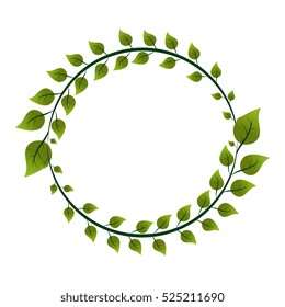 wreath leafs crown icon