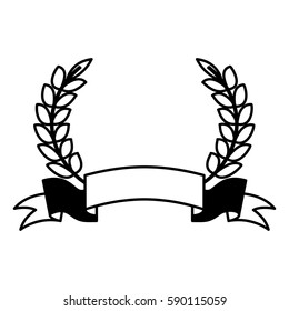 wreath leafs crown icon