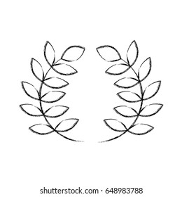 wreath leafs crown icon