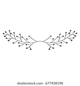 wreath leafs crown icon