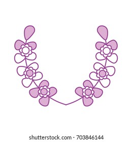wreath leafs crown icon