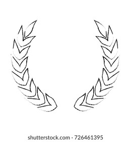 wreath leafs crown icon