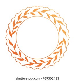 wreath leafs crown icon