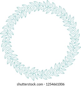 wreath of leaves