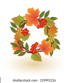 Wreath of leaves 