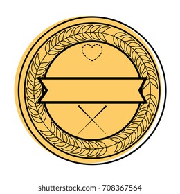 wreath of leaves icon