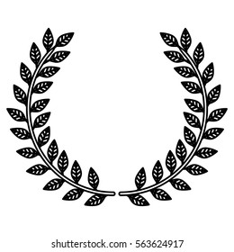 Wreath leaves ornament
