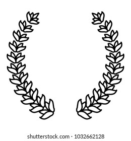 Wreath leaves symbol
