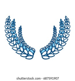 Wreath leaves symbol