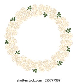 Wreath of roses