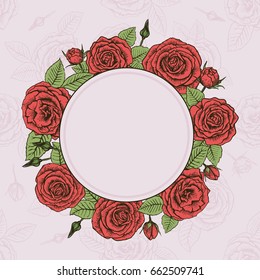 Wreath of roses