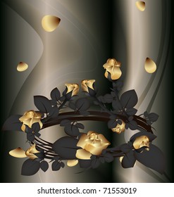 wreath of roses