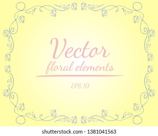 Wreath of roses or peonies flowers branches with shalimar, lemon, polo blue, azalea and white nectar colors. floral frame design elements for invitations, greeting cards, posters. Hand drawn.