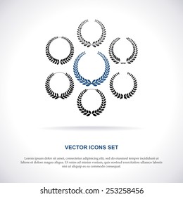 Wreath set. 