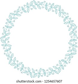 wreath of twigs and flowers