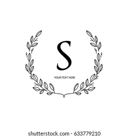 Wreath vector for logo and banner
