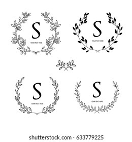 Wreath Vector For Logo And Banner