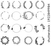 Wreath vector. wedding wreath illustration sign or symbol. 