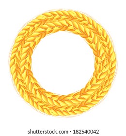 Wreath of wheat ears
