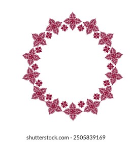 Wreaths, design elements, digital wreath, Damask laurel, wedding clipart, vector.