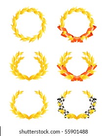 Wreaths, set