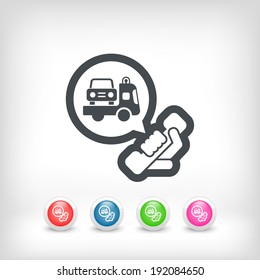 Wrecker call icon