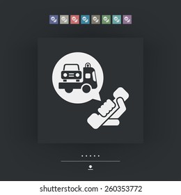 Wrecker call icon