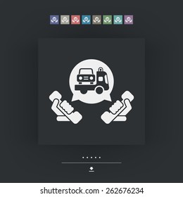 Wrecker call icon
