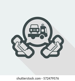 Wrecker call icon