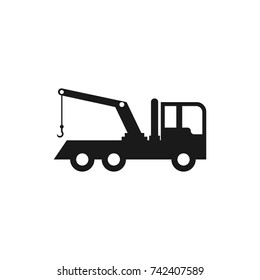 wrecker icon. sign design