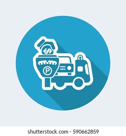 Wrecker parking area