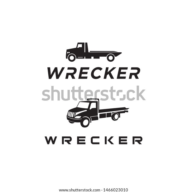 wrecker
truck transportation logo design
illustration
