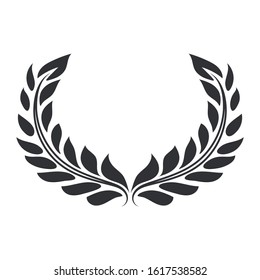 Wrench. Black flat symbol. Vector illustration isolated on white background