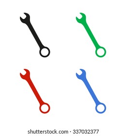 Wrench - color vector icon