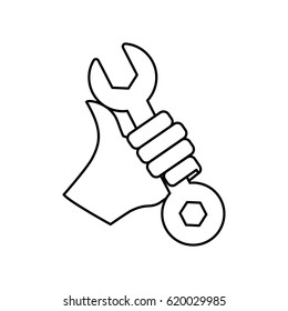 Wrench Construction tool equipment
