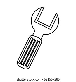 wrench construction tool icon