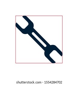 wrench design, Construction work repair reconstruction industry build and project theme Vector illustration