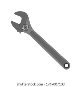 wrench design, repair icon isolated white