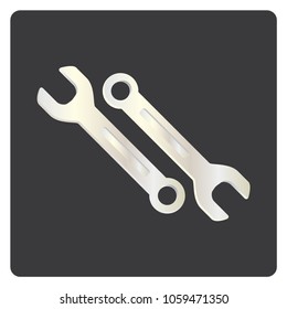 wrench design vector icon