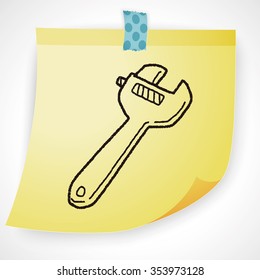 wrench doodle