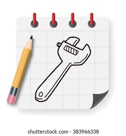 wrench doodle