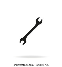 Wrench flat icon.