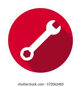 wrench flat icon