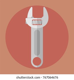 wrench flat icon