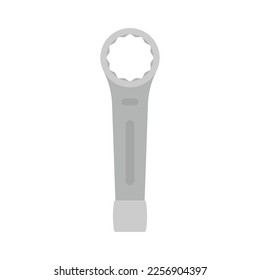 Wrench Flat Illustration. Clean Icon Design Element on Isolated White Background