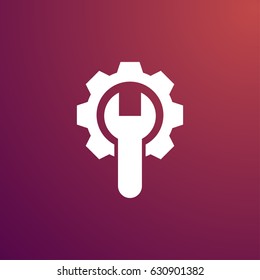wrench and gear icon