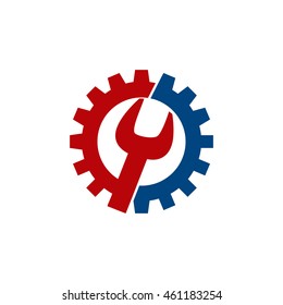 Wrench and Gear Logo