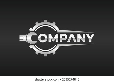the wrench gear logo typography	