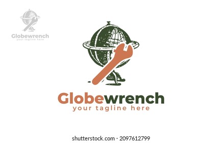 Diseño del logotipo del globo. vector