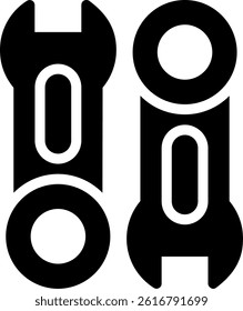 Wrench Glyph Vector Icon Design